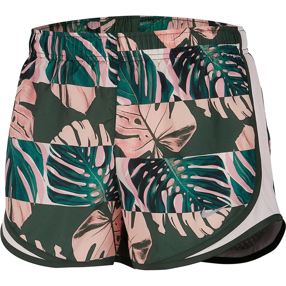 Nike Green and Pink Athletic Shorts